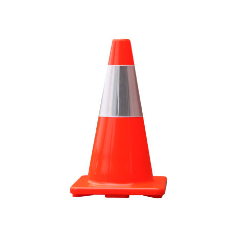 18″ Traffic Cones with Reflector