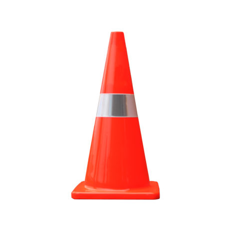 28″ Traffic Cone with Reflector