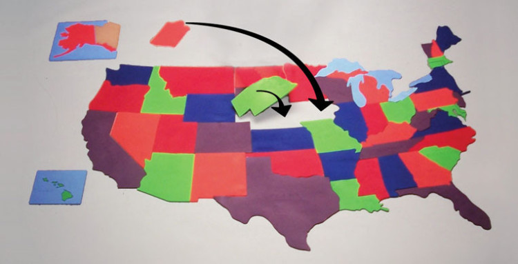 Poly U.S. Map Set